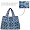 Wrapables Large & Small Foldable Tote Nylon Reusable Grocery Bags, Set of 2, Floral Mosaic